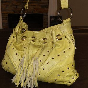 Bulga Studded Butterfly Bag Leather